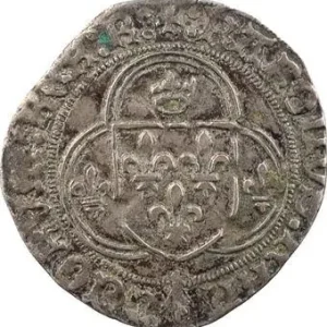 Charles VIII, blanc à la couronne de Bretagne, Rennes Achat Immédiat