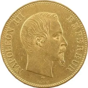 Prix Bas Second Empire, 100 francs tête nue, 1857 Paris