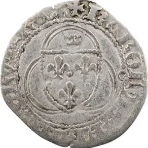 Nouveauté Charles VII, petit blanc à la couronne, 4e émission, Toulouse