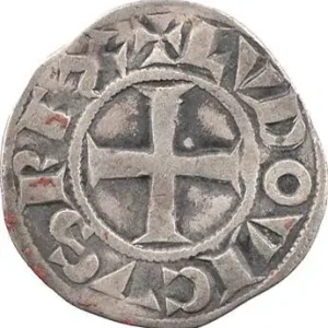 Meilleure Vente Louis VIII (ou Louis IX avant 1245), denier tournois