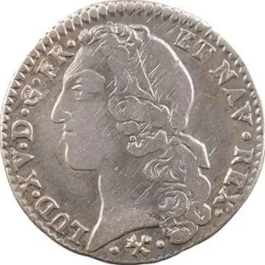 Tendance Louis XV, cinquième d’écu au bandeau, 1766 Bayonne