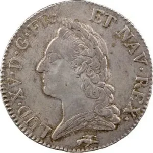 Louis XV, écu à la vieille tête, 1774 Lyon Offre Limitée