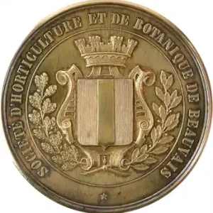 IIIe République, société d’horticulture de Beauvais, en vermeil, 1898 Paris Nouveauté