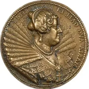 Jusqu’à Épuisement Des Stocks Marie de Médicis, par Guillaume Dupré, s.d. (c.1625), fonte ancienne à la légende d’avers rétrograde