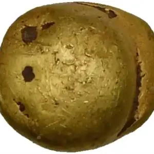 Promotion Sénons, quart de statère globulaire au segment, classe V, Ier s. av. J.-C