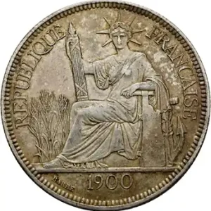 Quantité Limitée Indochine, 1 piastre, 1900 Paris