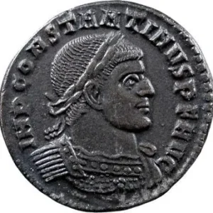Marque Constantin Ier, follis, Rome, 313