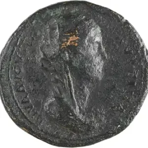 Faustine, médaillon, sacrifice à Vesta, Rome, après 141 Acheter Direct