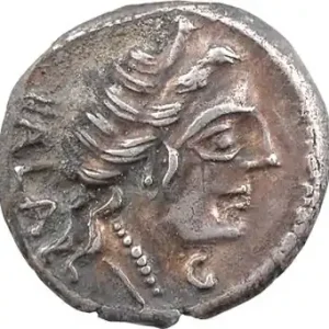 C. Allius Bala, denier, 92 av. J.-C Exclusif