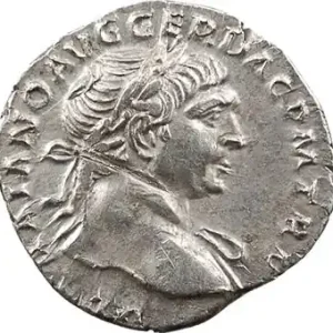 Top Qualité Trajan, denier, Rome, 108