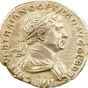 Trajan, denier, Rome, 116 Promotion