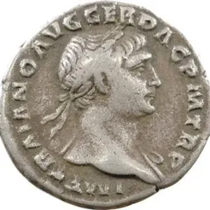 Prix Bas Trajan, denier, Rome, 108