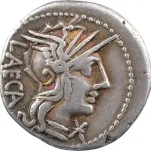 Porcia, denier, Rome, 125 av. J.-C. Expédition Rapide