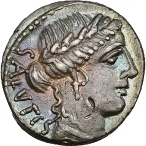 Top Qualité Acilia, denier, Rome, 49 av. J.-C.