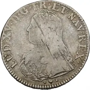 Dernier Modèle Louis XV, écu aux branches d’olivier, 1738 Strasbourg