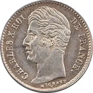 Charles X, 1/4 de franc, 1827 Paris Offre Exclusive