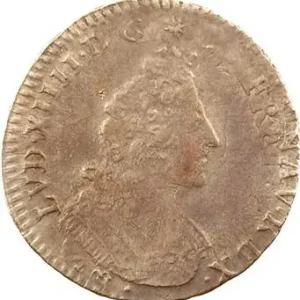 Louis XIV, douzième d’écu aux palmes, 1694 Lyon Bon Plan