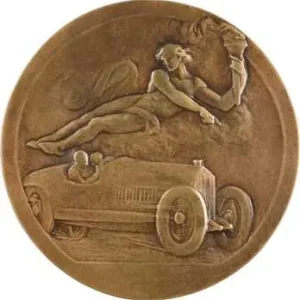 Blin (E.) : modèle pour l’Automobile Club du Var, fonte, s.d Promotion Saisonnière