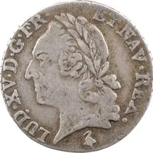 Promotion Saisonnière Louis XVI, vingtième d’écu au nom de Louis XV, 1779, 2d semestre, Paris