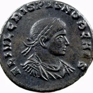 Crispus, nummus, Trèves, 317-318 Haute Qualité