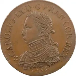 Charles IX, sacre à Reims le 15 mai 1561, cuivre, 1561 [postérieur] Paris Expédition Rapide