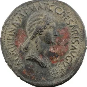 Agrippine Mère (sous Caligula), sesterce, Rome, 40-41 Seulement Aujourd’hui
