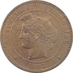 Réduction IIIe République, 10 centimes Cérès, 1895 Paris