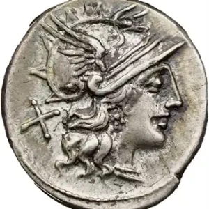 Original Afrania, denier, Rome, 150 av. J.-C.