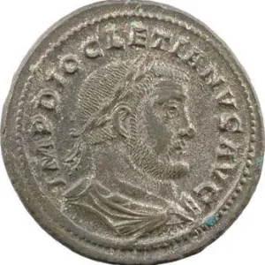 Dioclétien, follis, Trèves, 303-305 Commander Vite