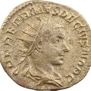 Hérennius Etruscus, antoninien, Rome, 250-251 Vente Directe