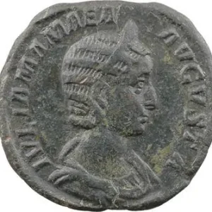 Authentique Julia Mamée, sesterce, Rome, 232