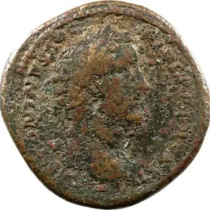 Quantité Limitée Antonin le Pieux, sesterce de poids lourd, Rome, 158-159