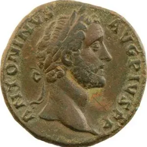 Antonin le Pieux, sesterce, Rome, 158-159 Prix Choc
