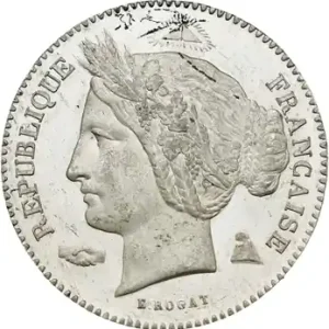 IIe République, essai de dix centimes par Rogat, 1848 Paris Nouveauté