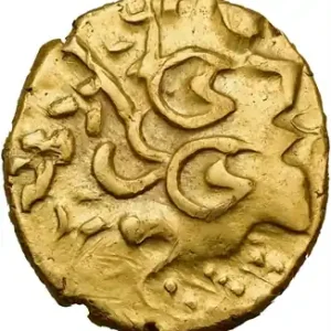 Ambiens, statère d’or biface, c.80-50 av. J.-C. Petit Prix