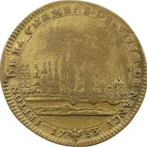 Lorraine, Nancy (ville de), Chambre de la ville, par Saint-Urbain, 1733 Fait Main