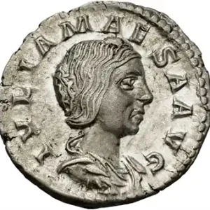 Authentique Julia Maesa, denier, Rome, 220-222