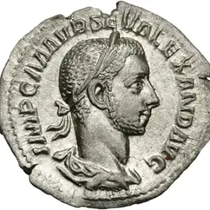 Promotion Sévère Alexandre, denier, Rome, 226