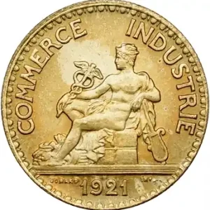 IIIe République, 50 centimes Chambres de commerce, 1921 Paris Vente Flash
