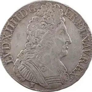 Artisanat Louis XIV, écu aux trois couronnes, 1711 Rennes