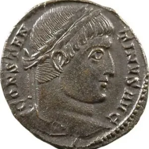 Paiement Sécurisé Constantin Ier le Grand, nummus, Trèves, 323-324