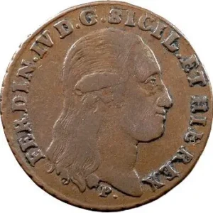 Remise Italie, Naples (royaume de), Ferdinand IV, 8 tornesi, 1797