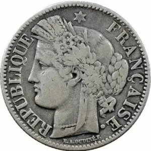 IIe République, 2 francs Cérès, 1849 Paris Achat Immédiat