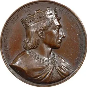 Commander Maintenant Charles III par Caqué, série des rois de France, 1839 Paris