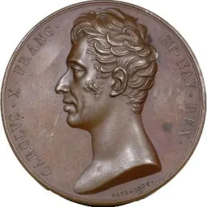 Prix Réduit Charles X, maintien de la Charte, 1824 Paris