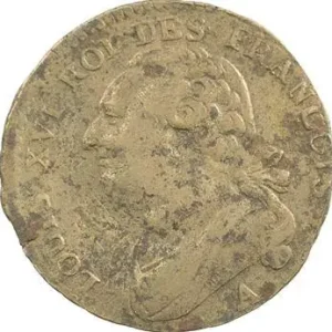 Constitution, 12 deniers FRANÇOIS, An 3, 1791 Paris Nouvel Arrivage