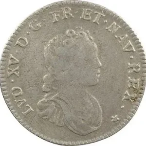 Louis XV, dixième d’écu dit Vertugadin, 1716 Strasbourg Prix Bas
