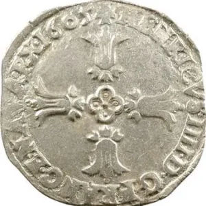 Livraison Express Henri IV, quart d’écu, croix feuillue de face, 1605 Bayonne