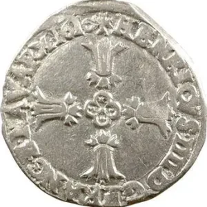 Seulement Aujourd’hui Henri IV, quart d’écu, croix feuillue de face, 1610 Bayonne