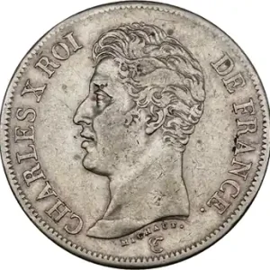 Affaire À Saisir Charles X, 5 francs 1er type, 1826 Paris
